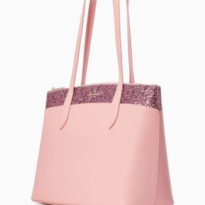 🌷🌷SAVE🌷🌷Beautiful Glitter Pink Kate Spade Tote